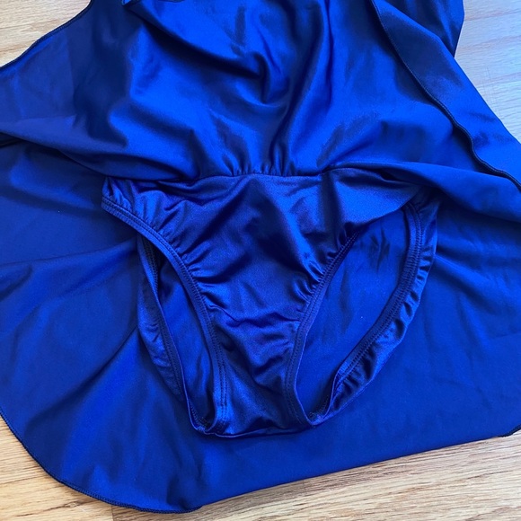 Blue figure skating dress - Picture 4 of 6